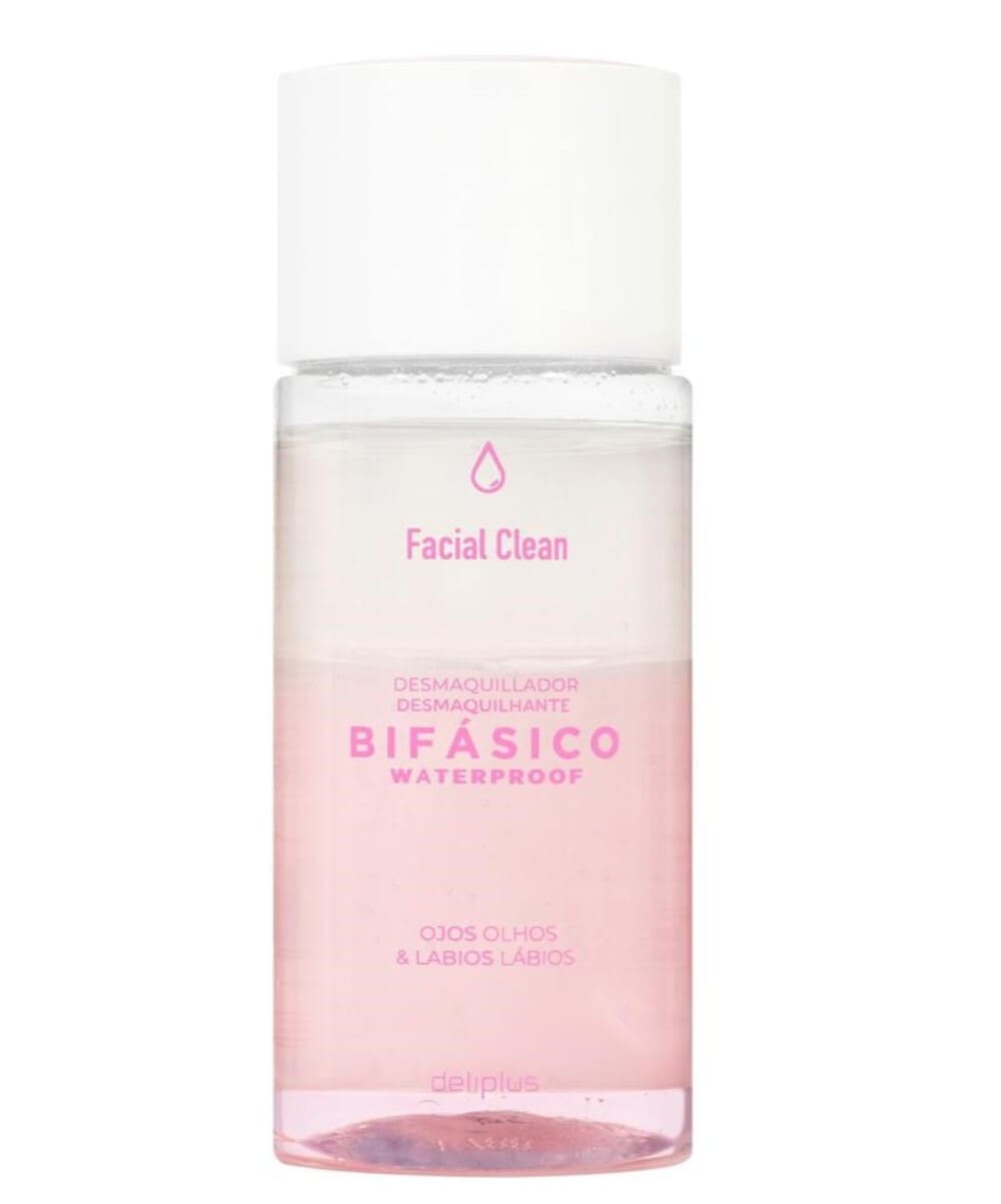 Desmaquillador de ojos y labios bifásico Waterproof Facial Clean Deliplus (1)