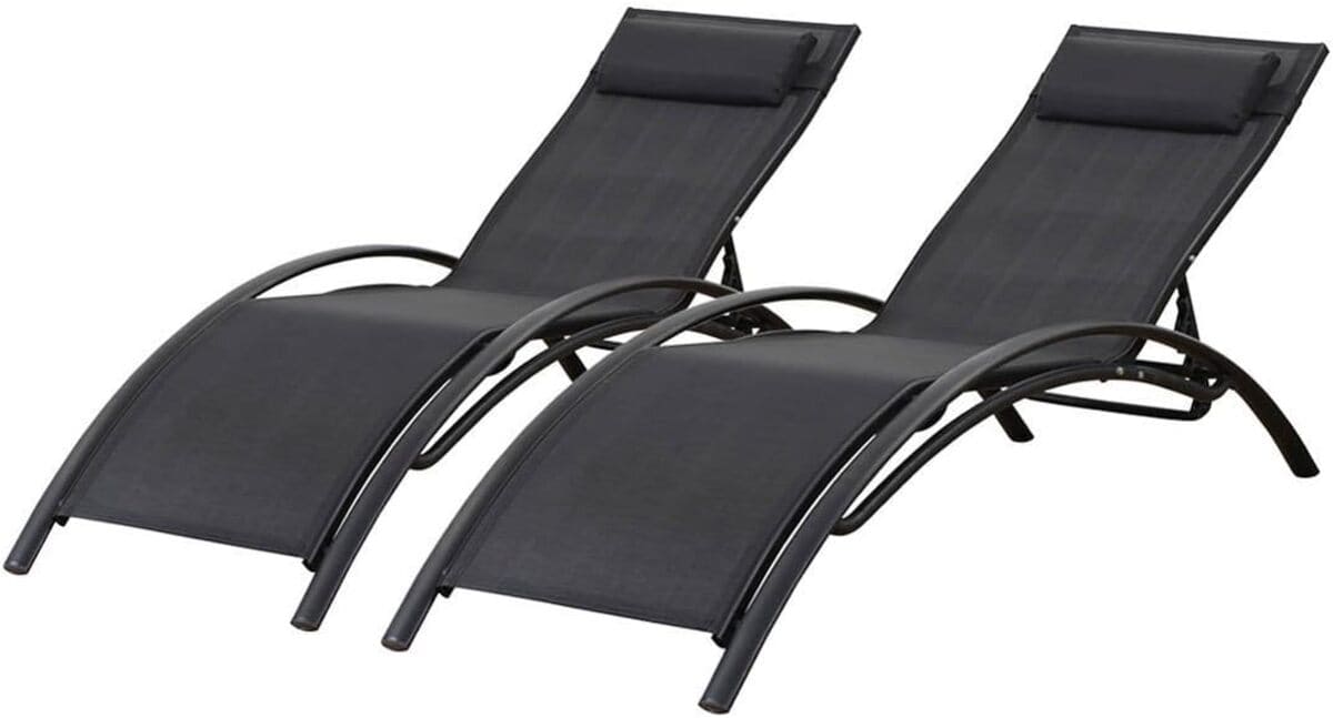 Juego de 2 tumbonas Beauty Phoenix Habitat et Jardin