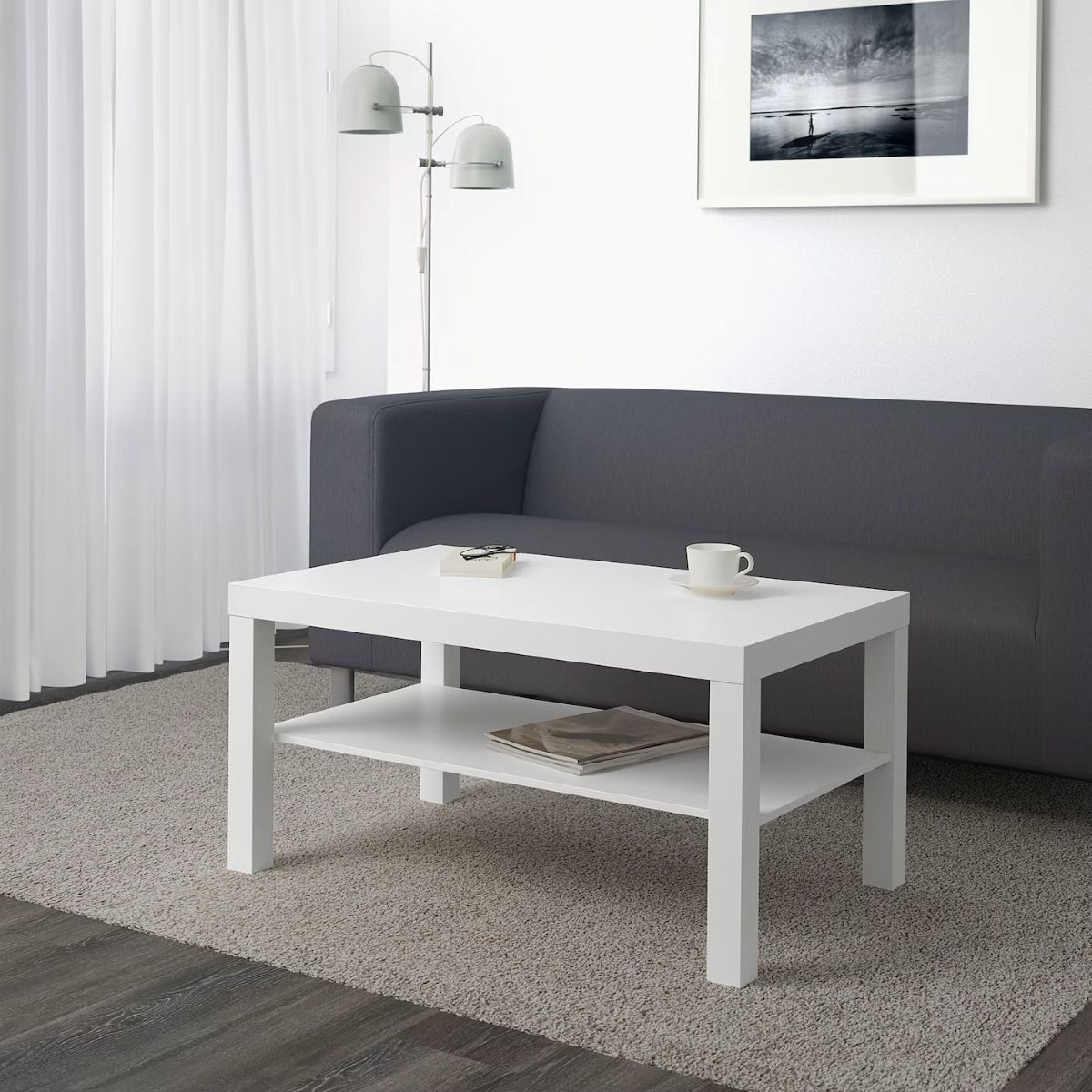 Mesa de centro de la serie LACK 90x55 de Ikea