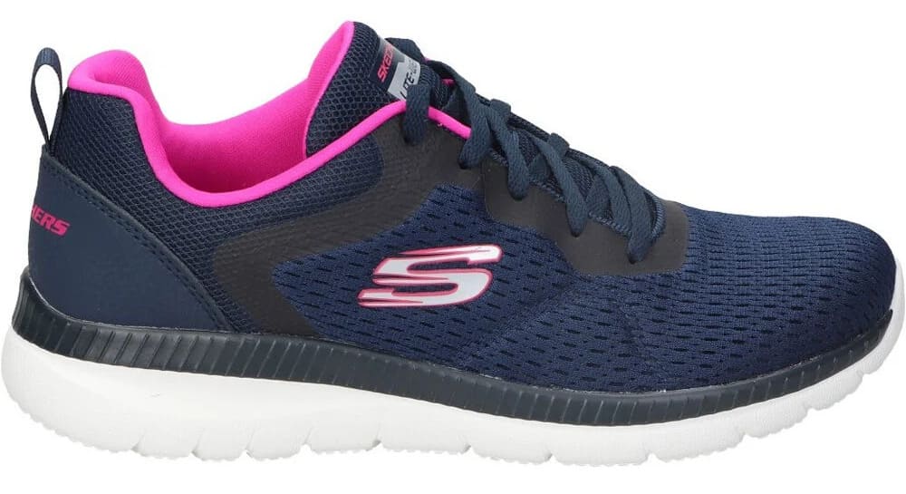 Las zapatillas Skechers Bountiful en color azul marino y rosa en Sprinter