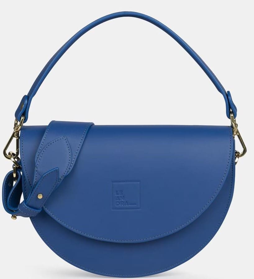 Bandolera multiposición de piel tipo saddle