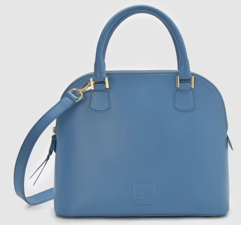 Bolso de mano multiposición de piel