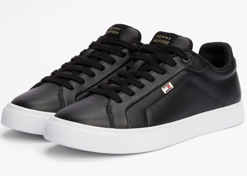 Zapatillas de mujer tipo casco bajas piel Tommy Hilfiger