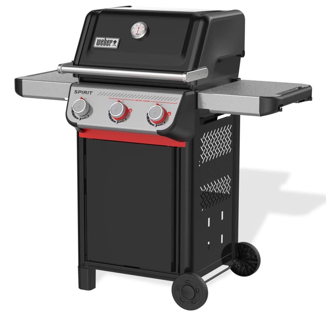 La barbacoa de gas con 3 quemadores Spirit E-325 Weber de El Corte Inglés