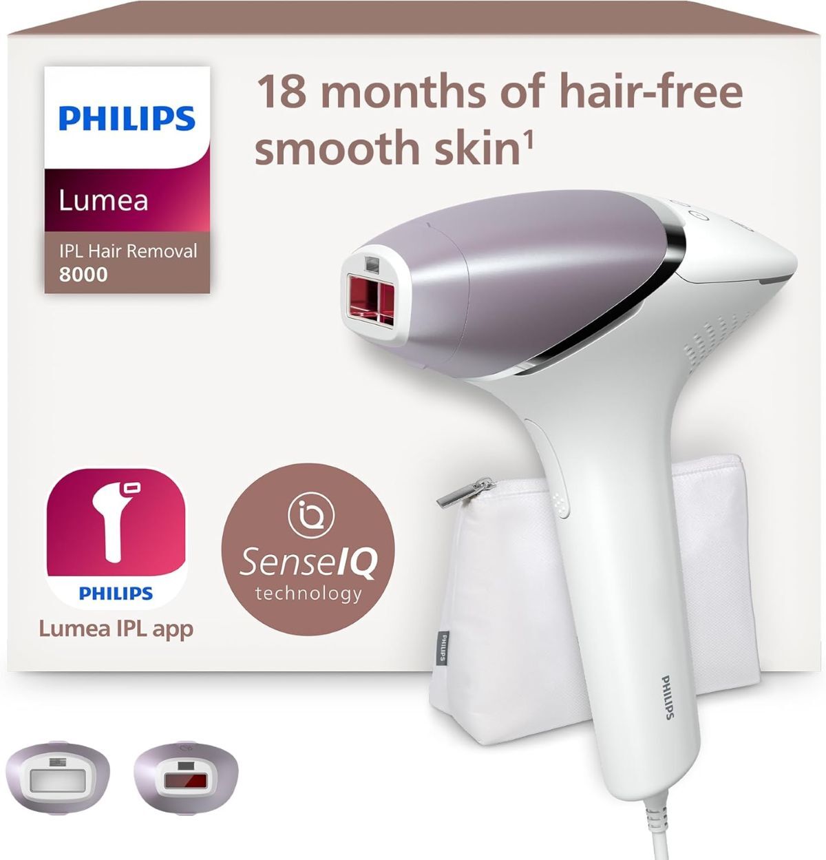 Depiladora  Philips Lumea IPL serie 8000 de Amazon