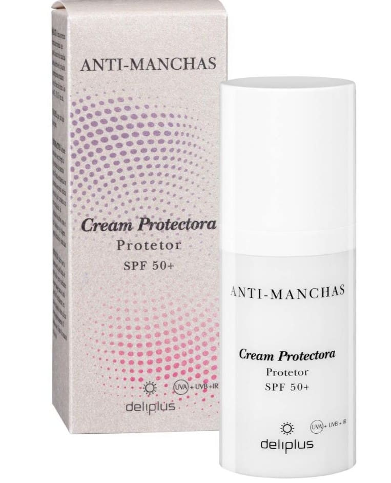 Crema facial protectora anti-manchas Deliplus 