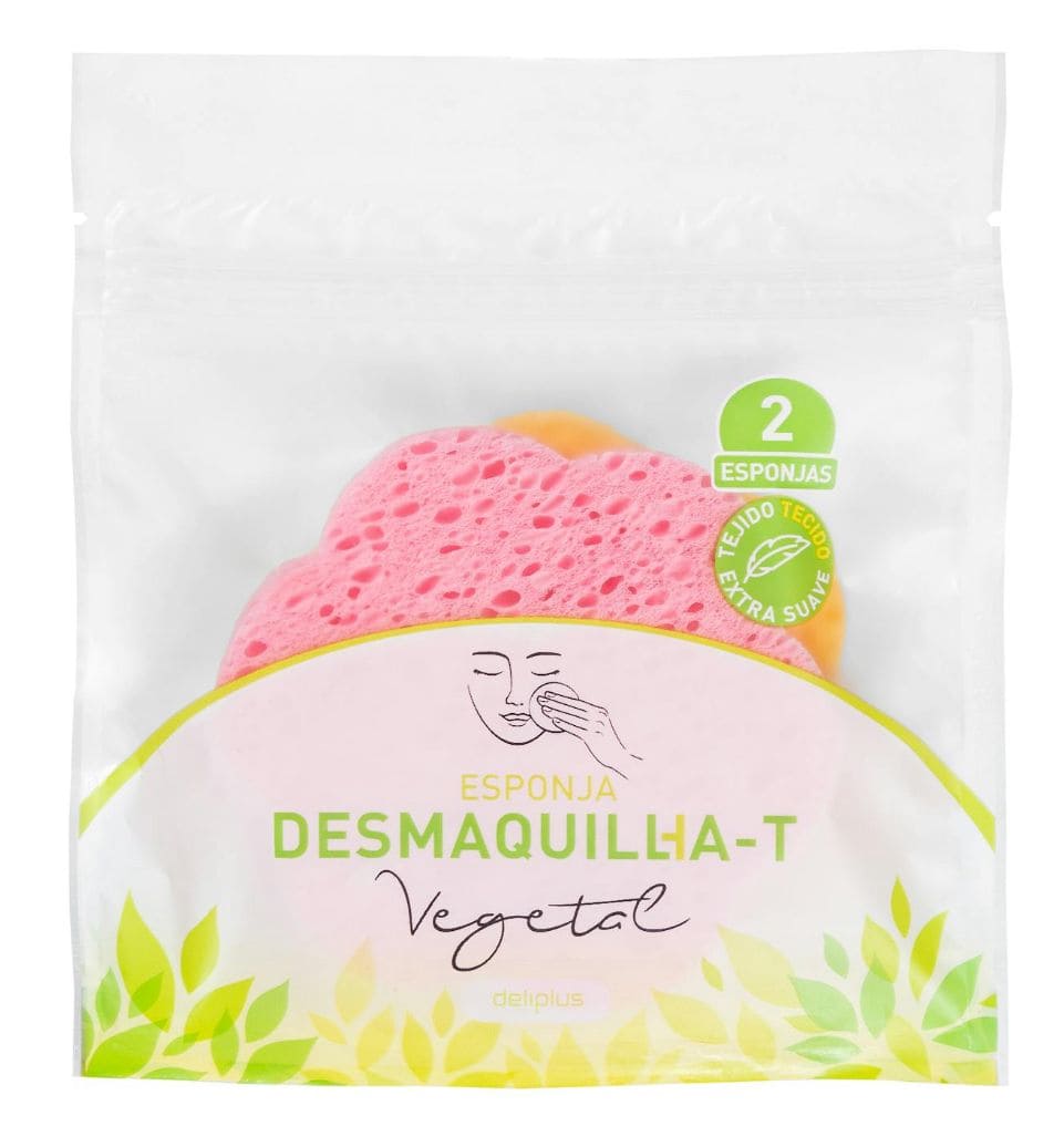 Esponja facial desmaquillante Deliplus 