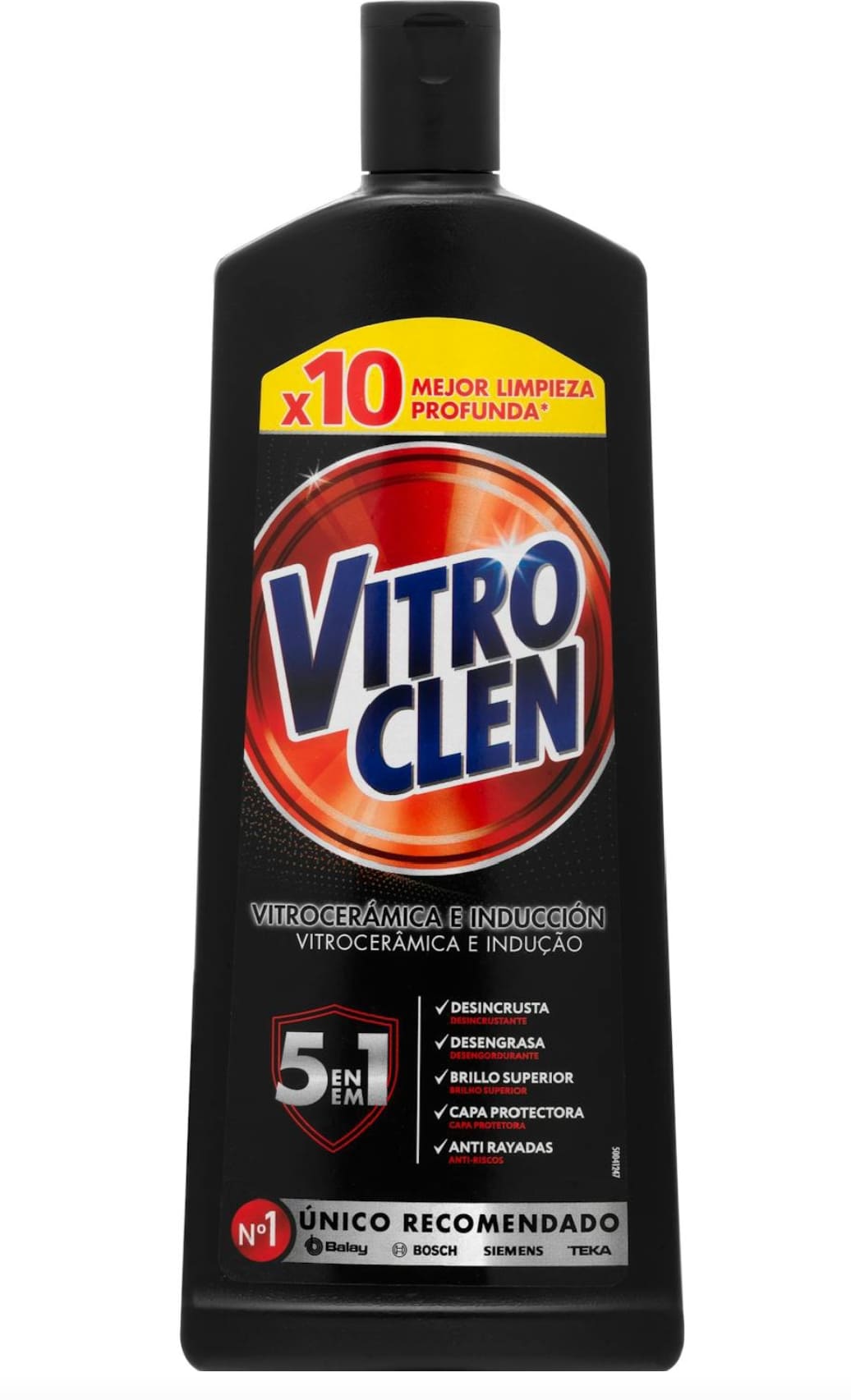 Crema limpiadora de vitrocerámicas Vitroclen 5 en 1