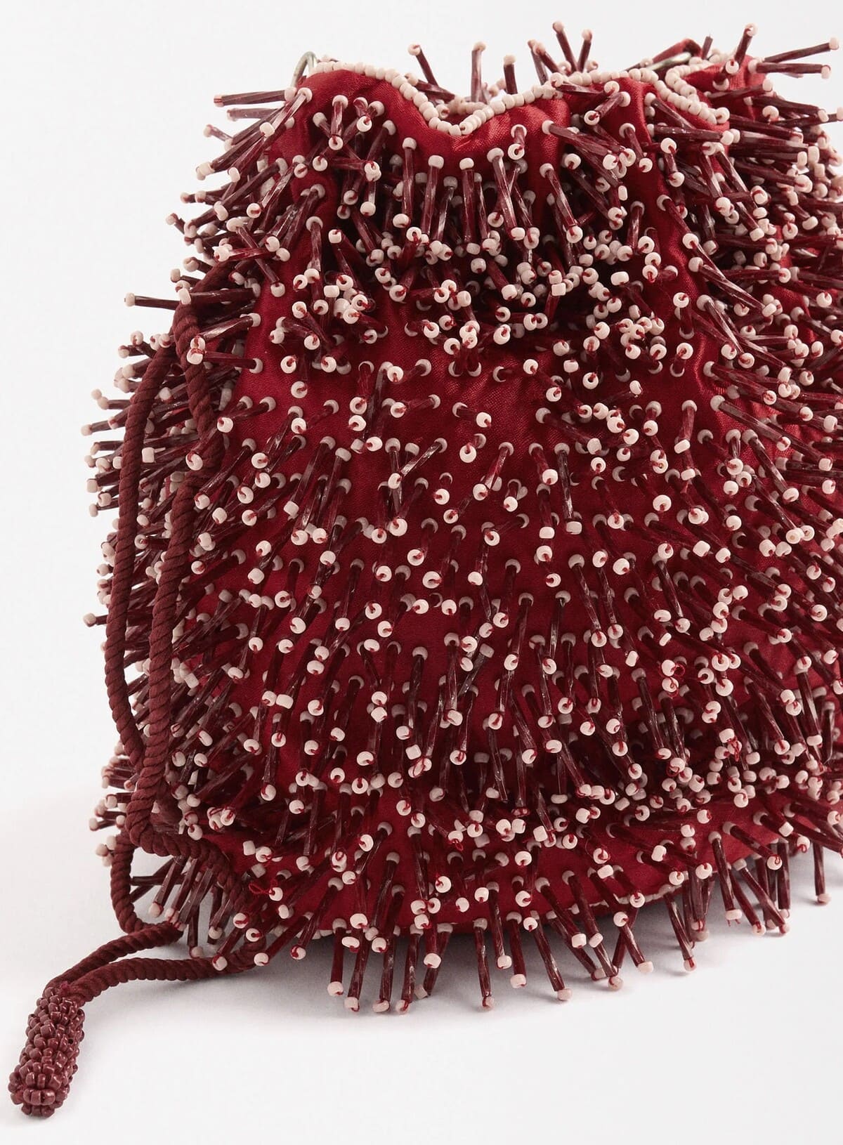 Bolso de fiesta con abalorios pequeños