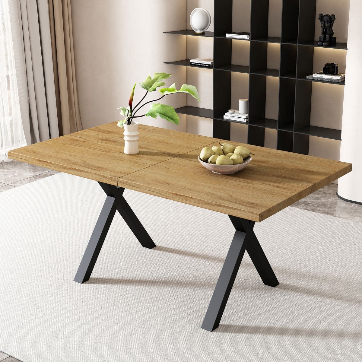 Mesa de centro de madera Muebles Chic de Leroy Merlin