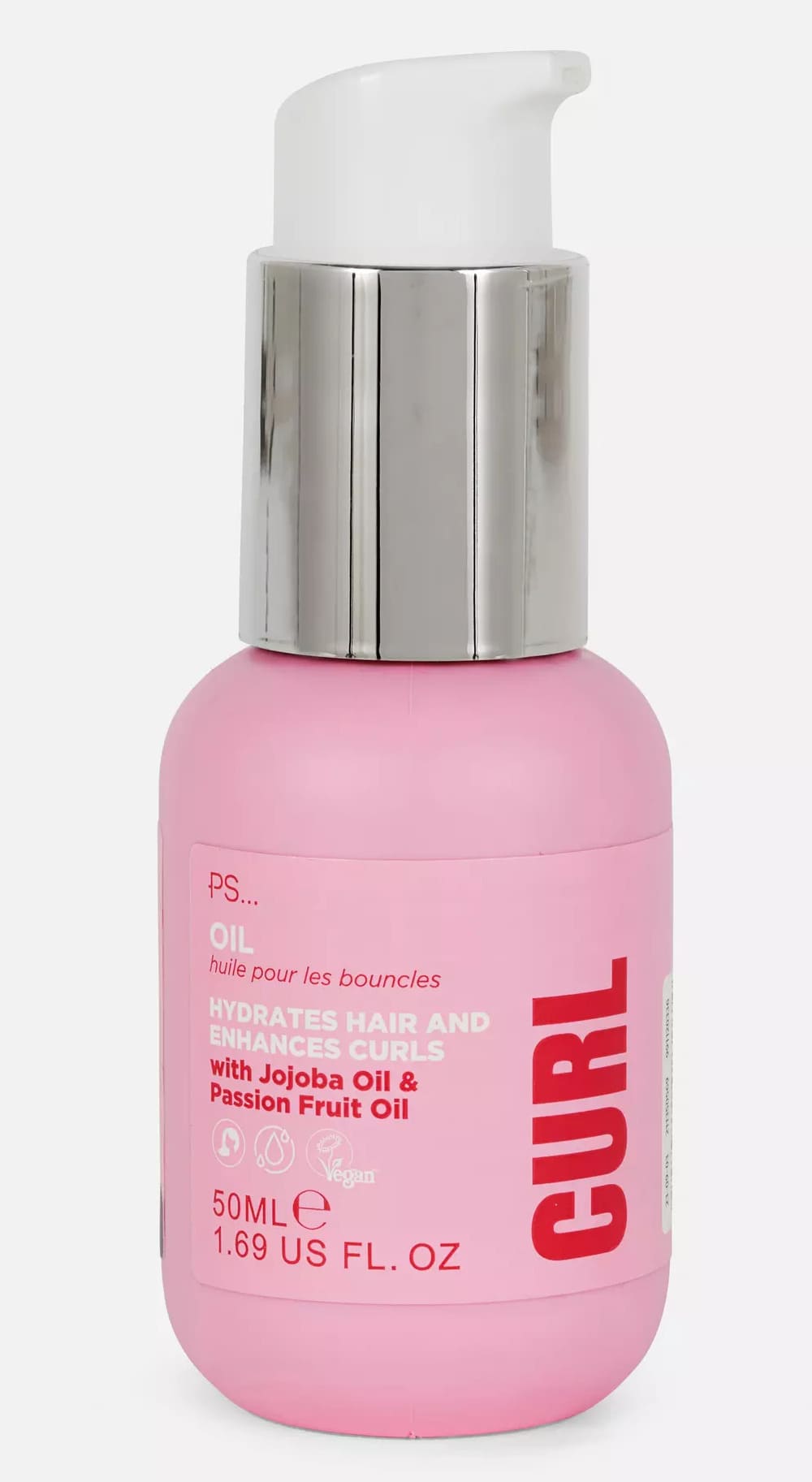 El aceite para el cabello rizado de PS en Primark