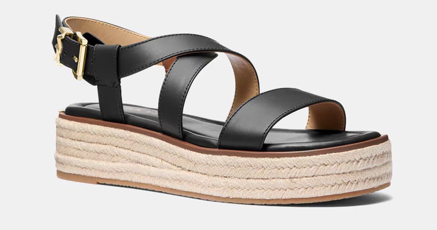Las sandalias de yute Lynn para mujer con plataforma de esparto de Michael Kors en El Corte Inglés