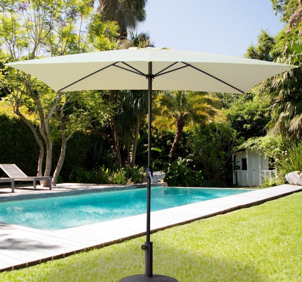 Parasol rectangular 200x300 cm Aktive Garden de Leroy Merlin