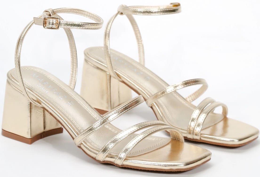 Sandalia tiras finas pulsera