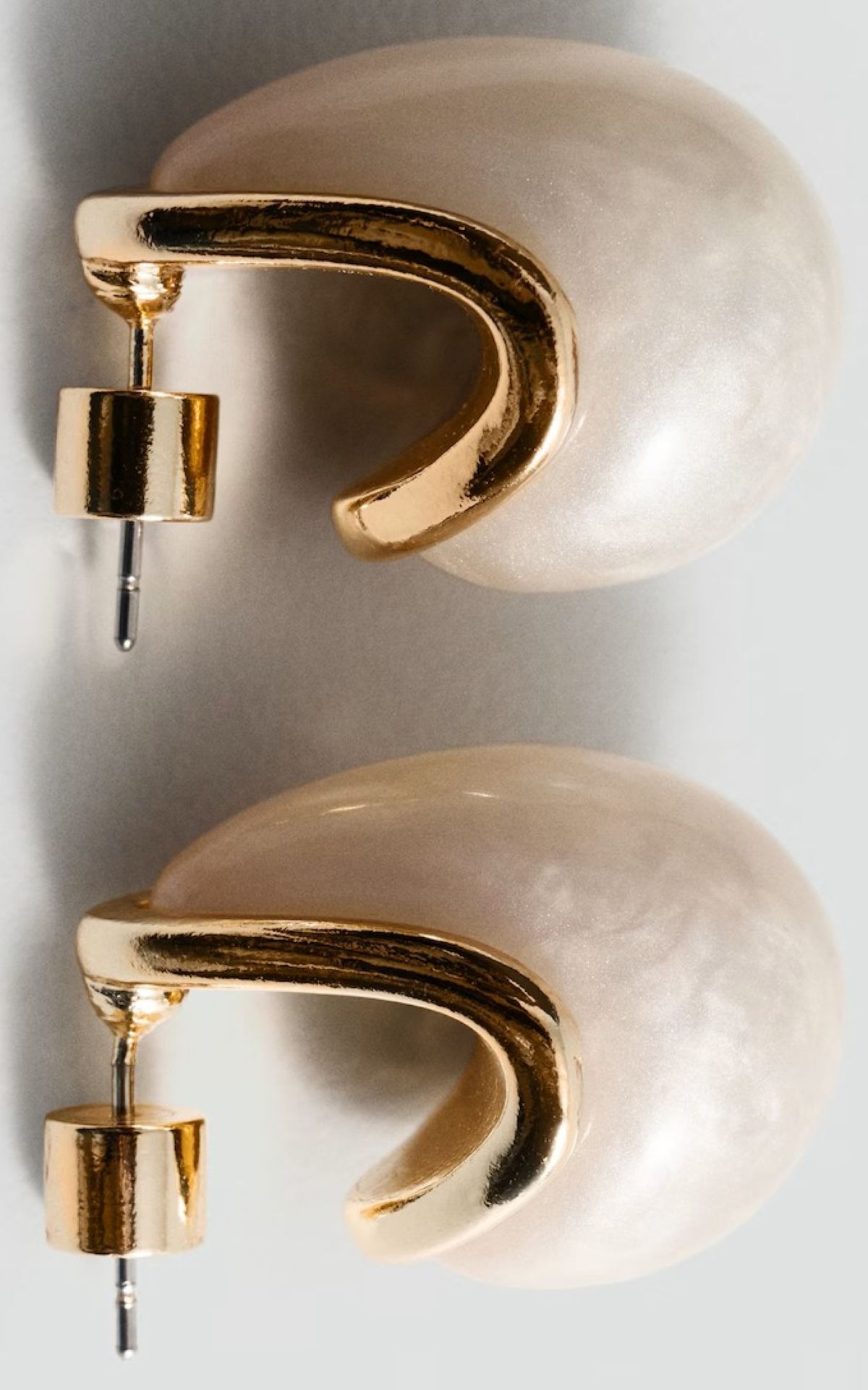 Pendientes gota de resina de Mango