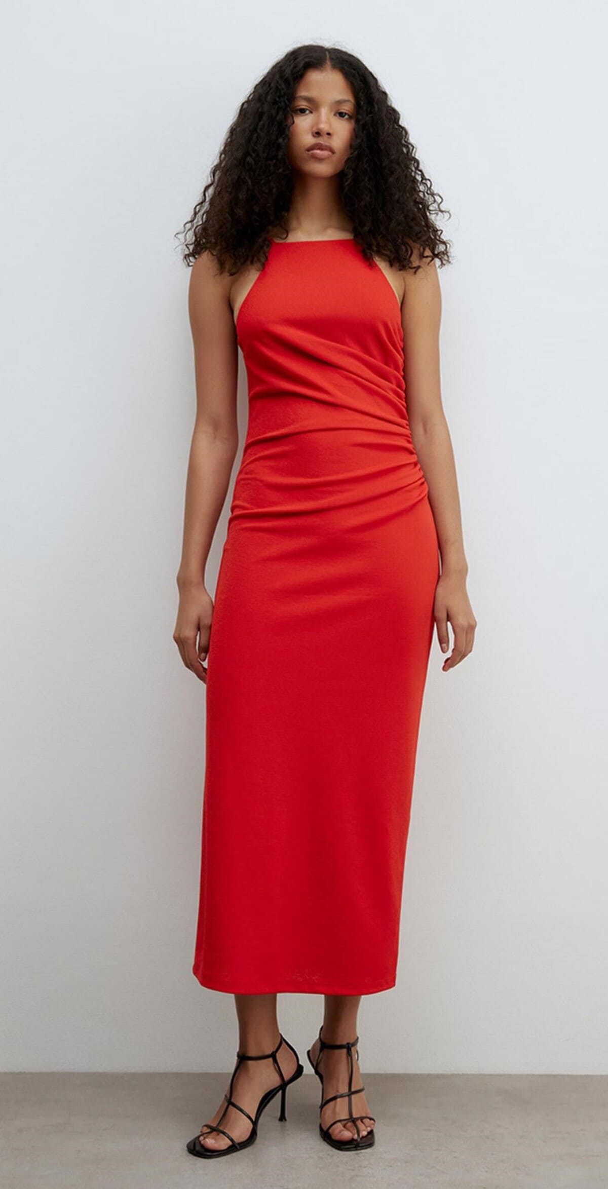 Vestido midi entallado