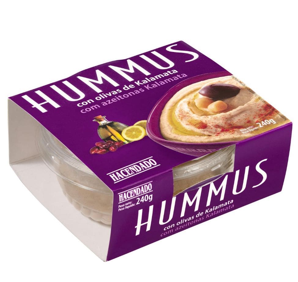 Hummus de garbanzos Hacendado