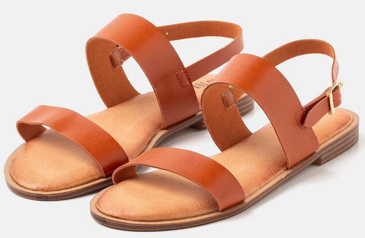 Sandalias planas con cierre de hebilla TEX de Carrefour