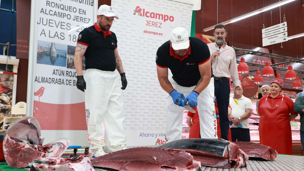 Ronqueo de atún rojo de almadraba en Alcampo Jerez | Cristo García