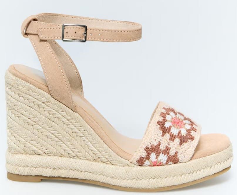 Cuñas de tira crochet