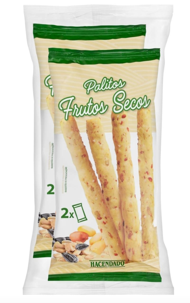 Palitos con frutos secos Hacendado