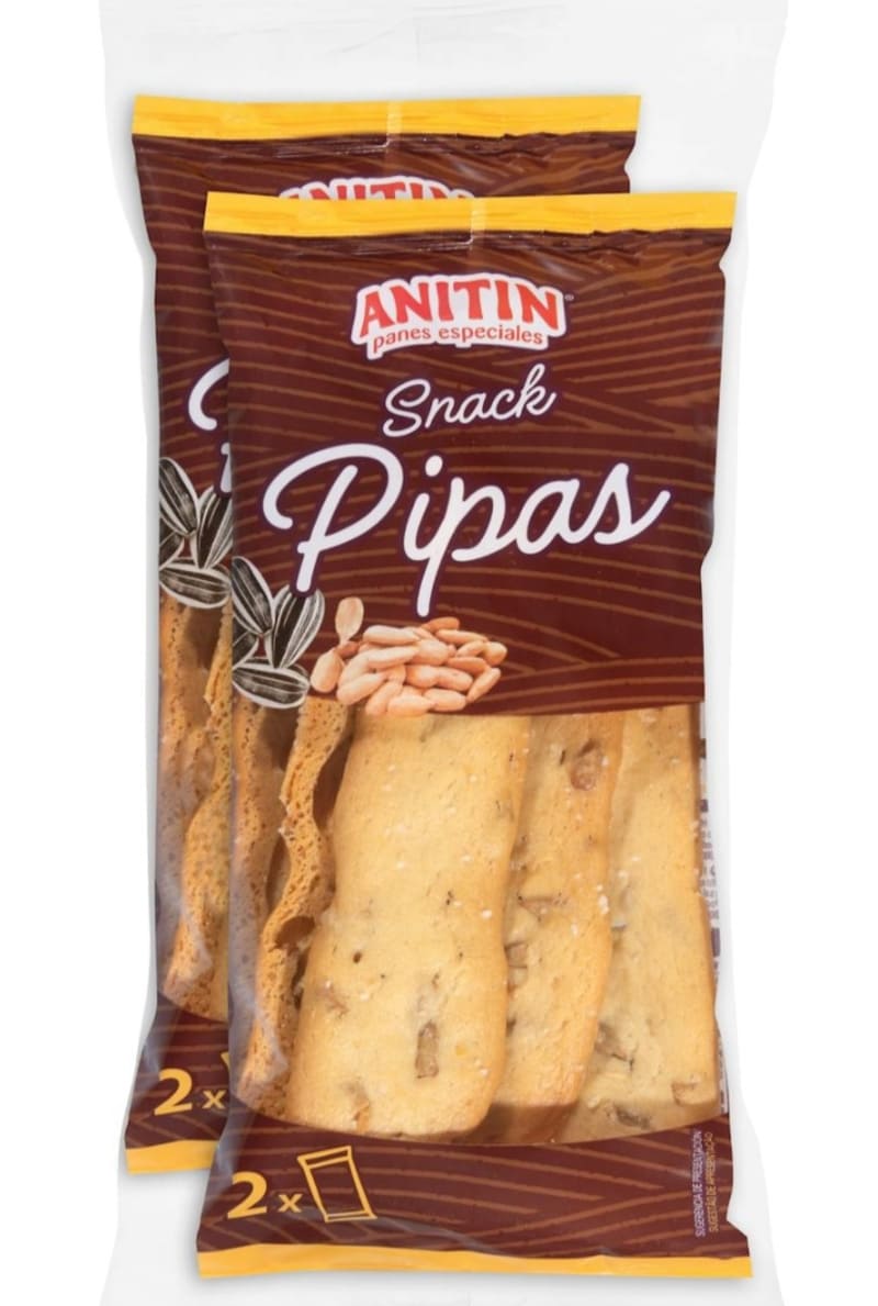 Palitos de pan con pipas Anitin