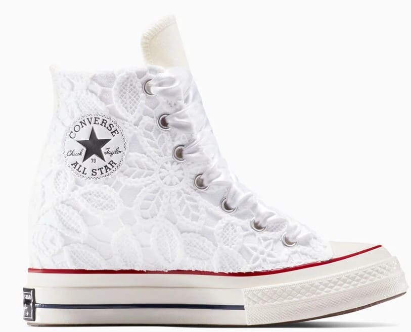 Converse Chuck 70 Wedge Platform Romantic Lace