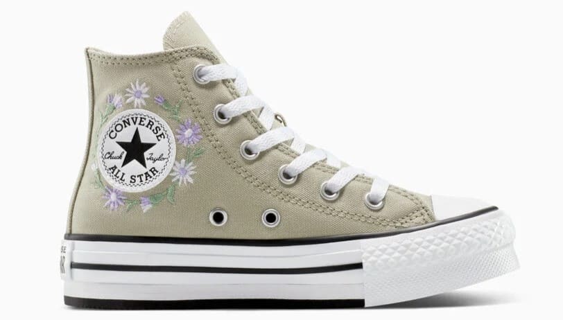 Converse Chuck Taylor All Star EVA Lift Platform Embroidered Florals