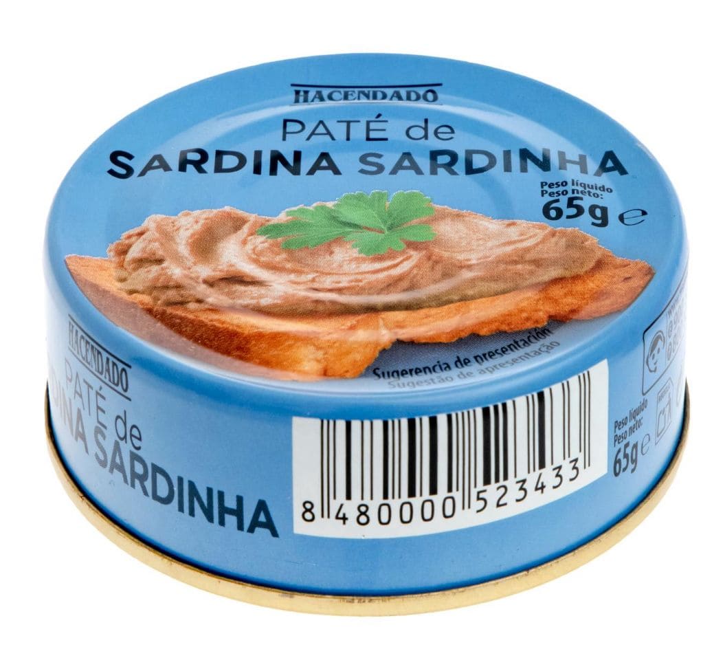 Paté de sardina Hacendado