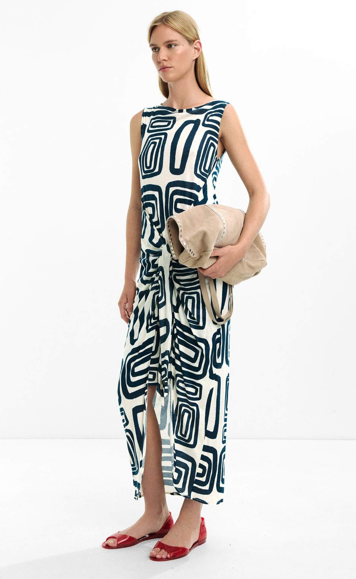 Vestido largo estampado de Parfois