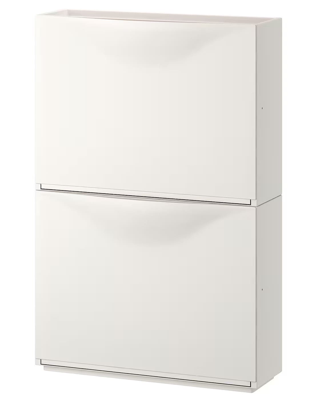 El zapatero con almacenaje en color blanco TRONES de Ikea