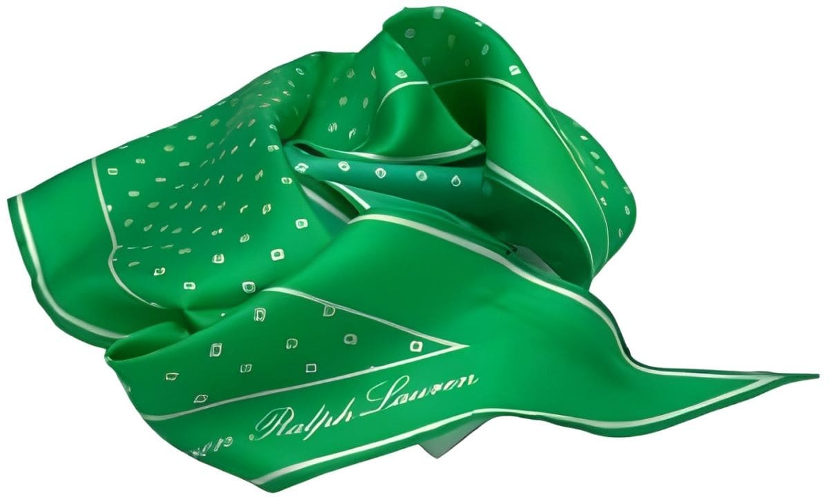 Fulard de seda Ditsy Geo Diamond, Ralph Lauren