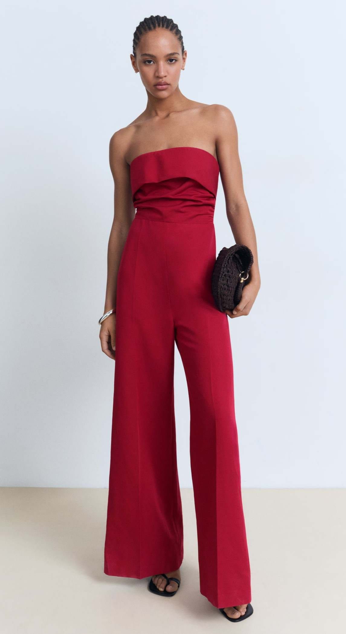 Mono palabra de honor mezcla lino de Mango