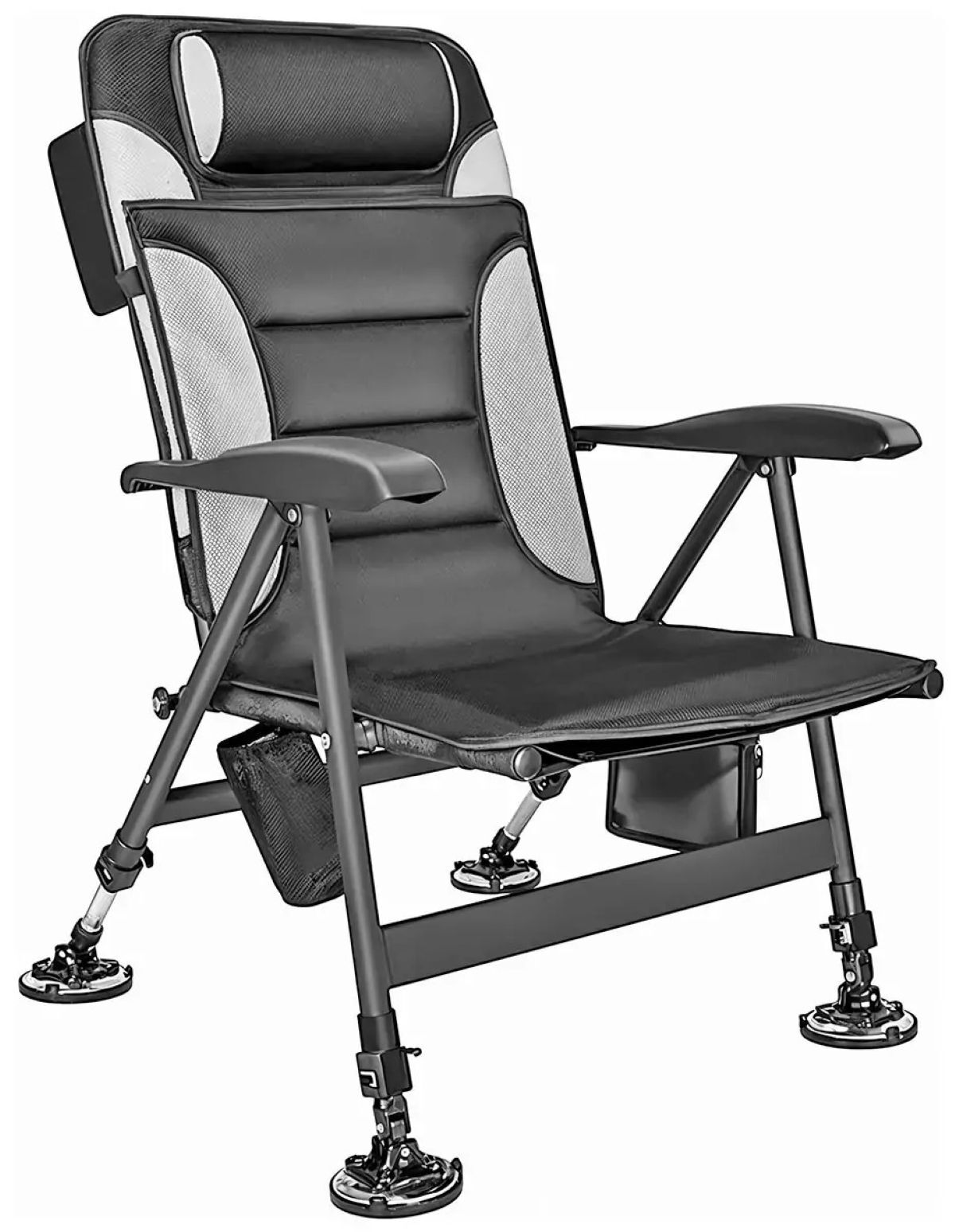 Silla plegable con respaldo reclinable y adaptable al terreno KOL OUTDOOR de Decathlon