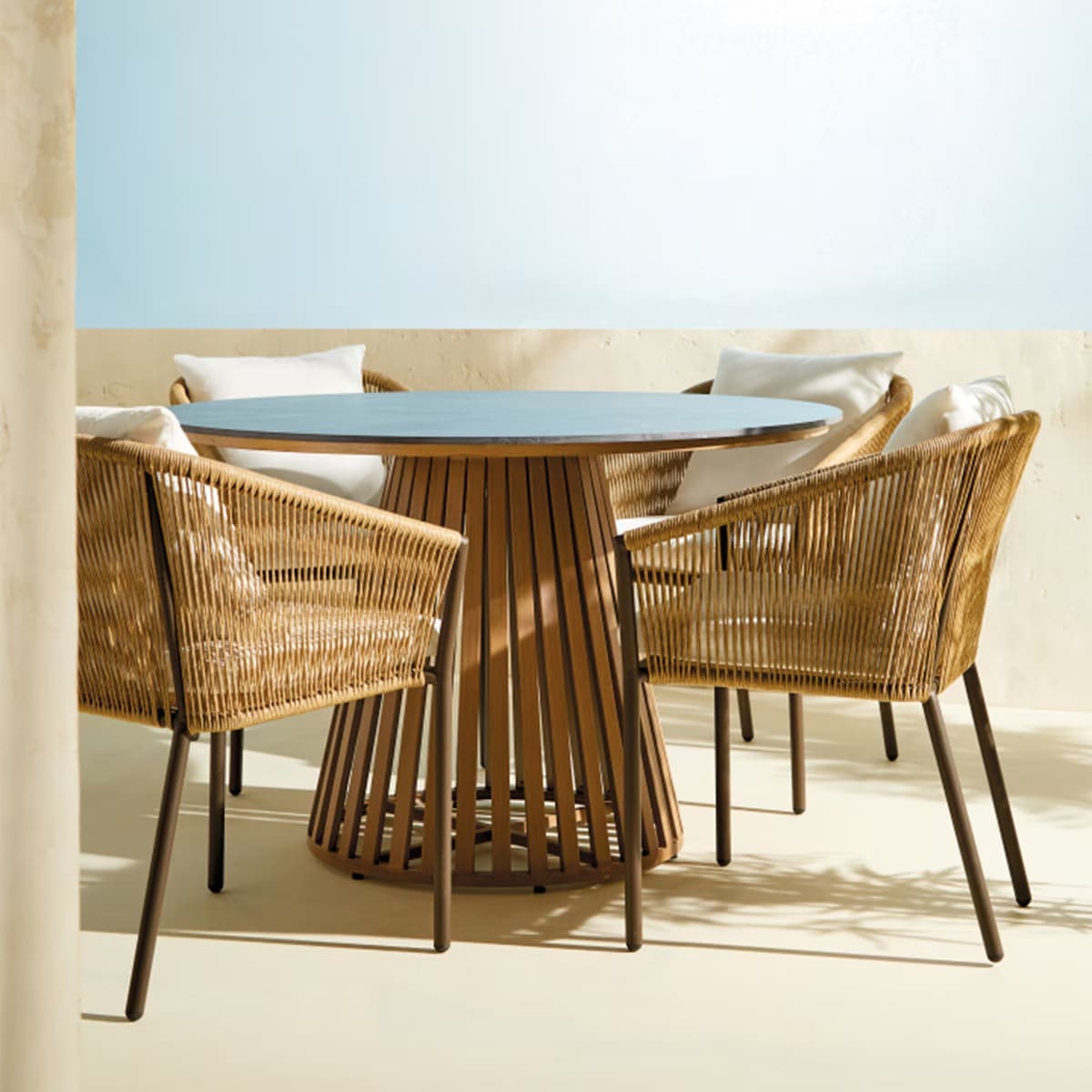 El sillón de comedor de jardín apilable Sonora en El Corte Inglés