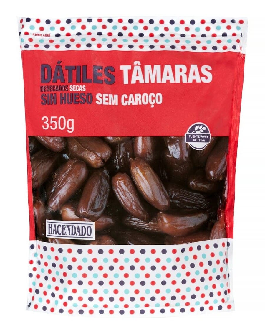 Dátiles desecados sin hueso