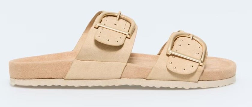 Sandalia bio con decorado de tachitas