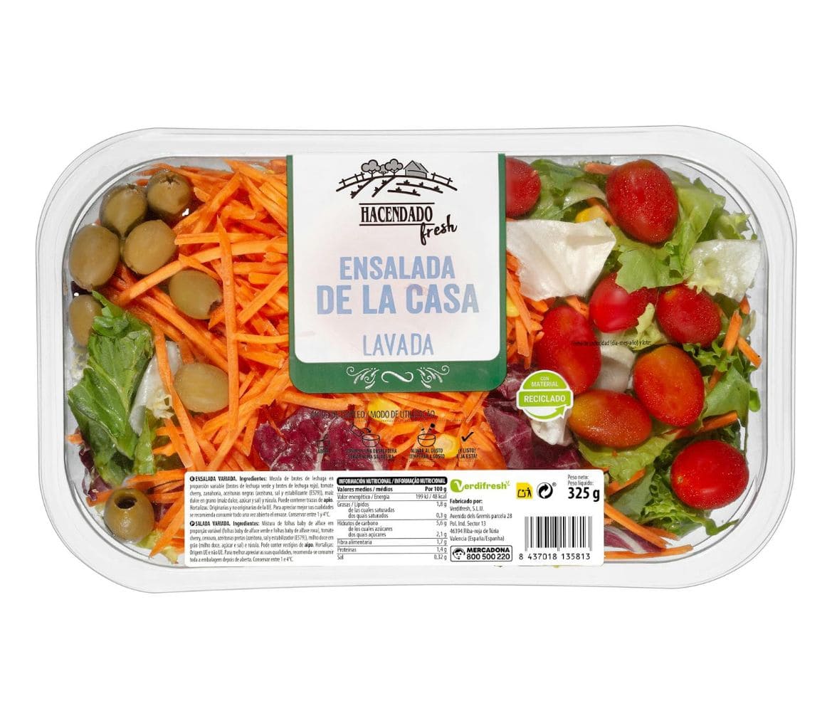 Ensalada de la casa Hacendado