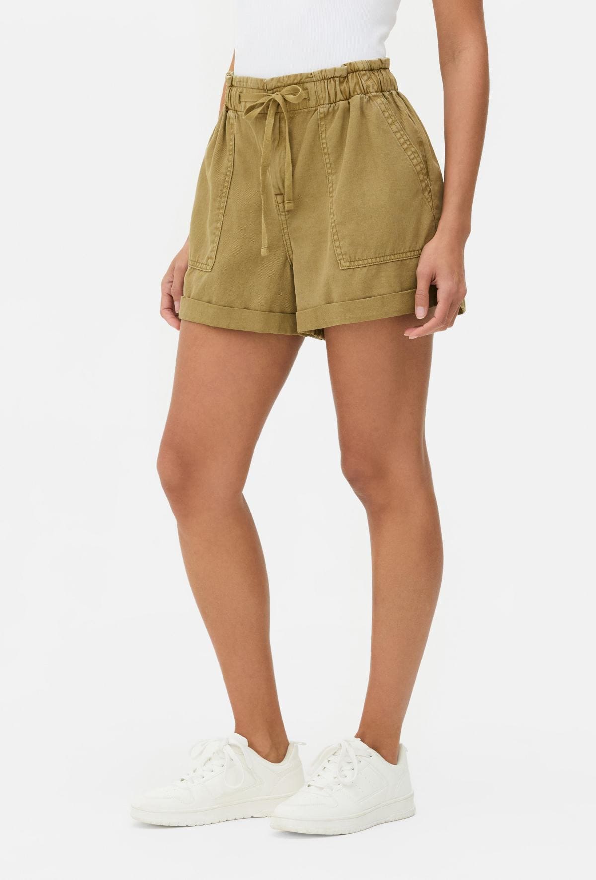 Pantalones cortos informales atados a la cintura de Primark