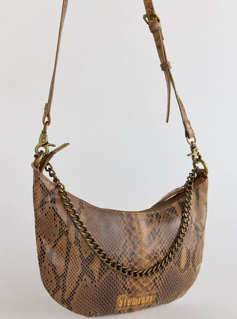 Bolso serpiente tachuelas Slowlove