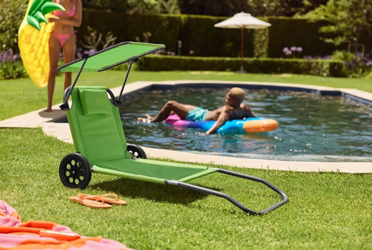 Tumbona de playa y carrito de transporte CRIVIT de Lidl