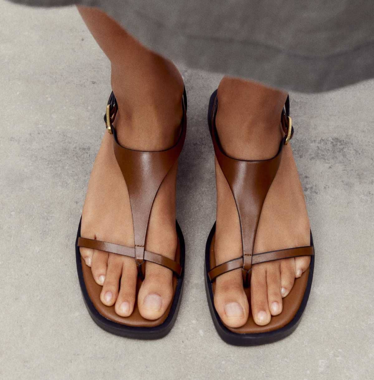 Sadalia plataforma tiras de Zara