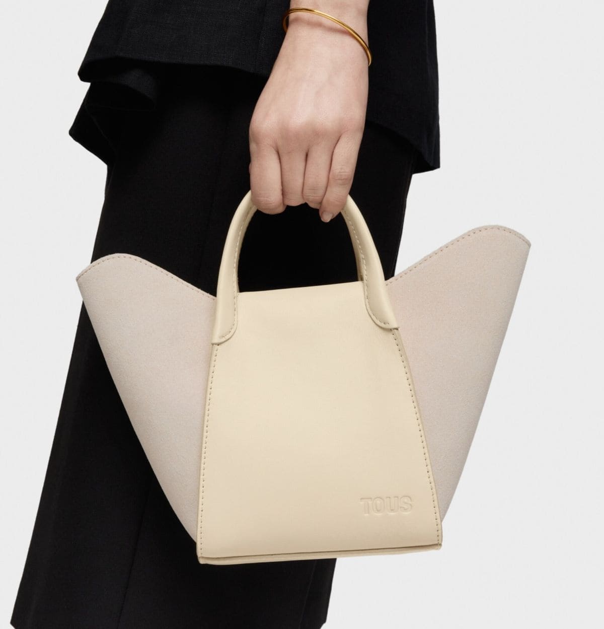 Capazo pequeño blanco TOUS Tulip