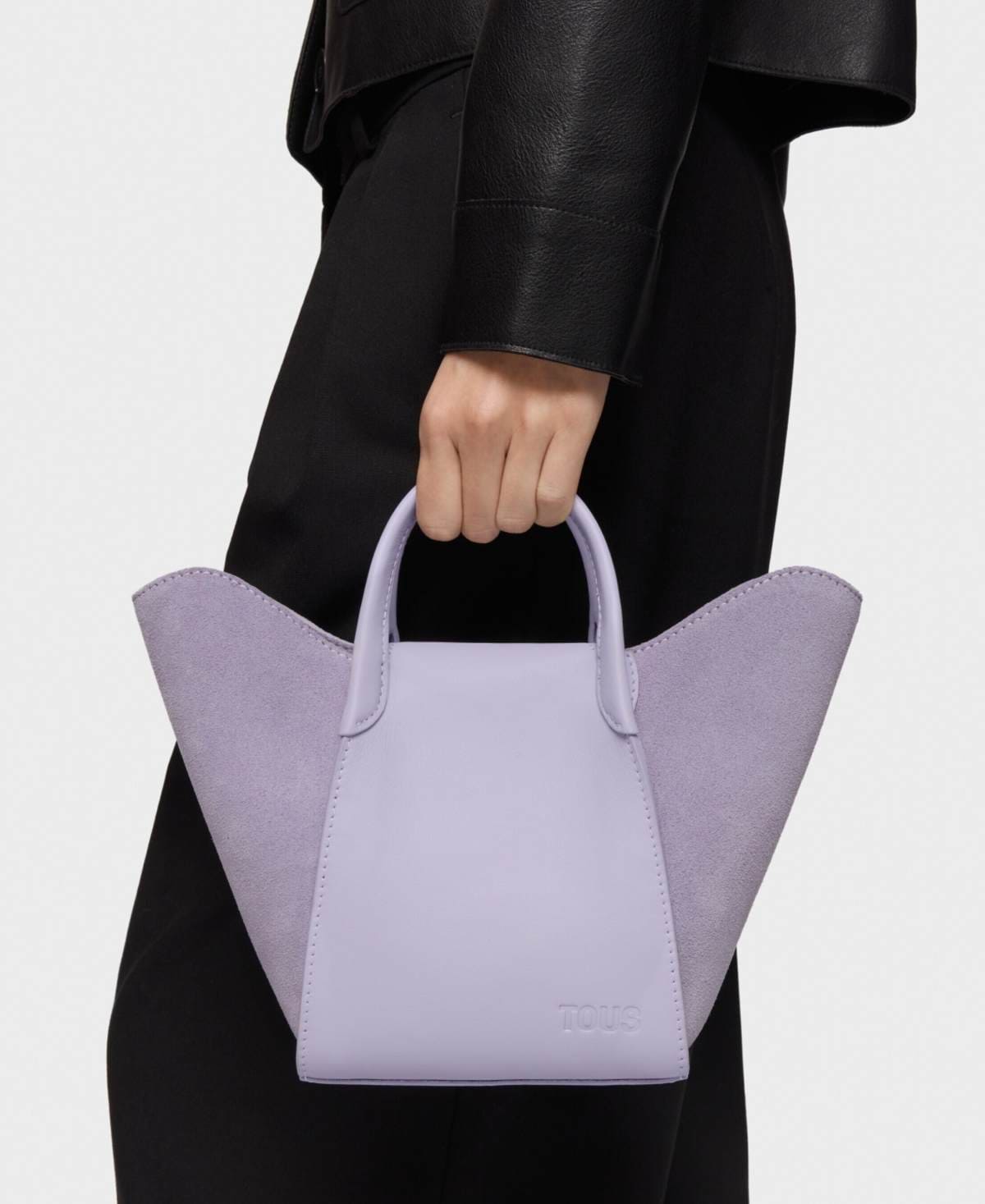 Capazo pequeño malva TOUS Tulip