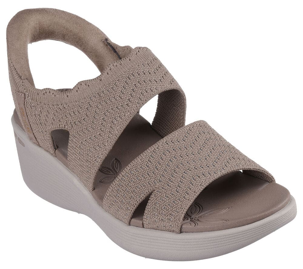 Las nuevas sandalias para mujer Skechers Pier-Lite-Slip On en color topo en Decathlon