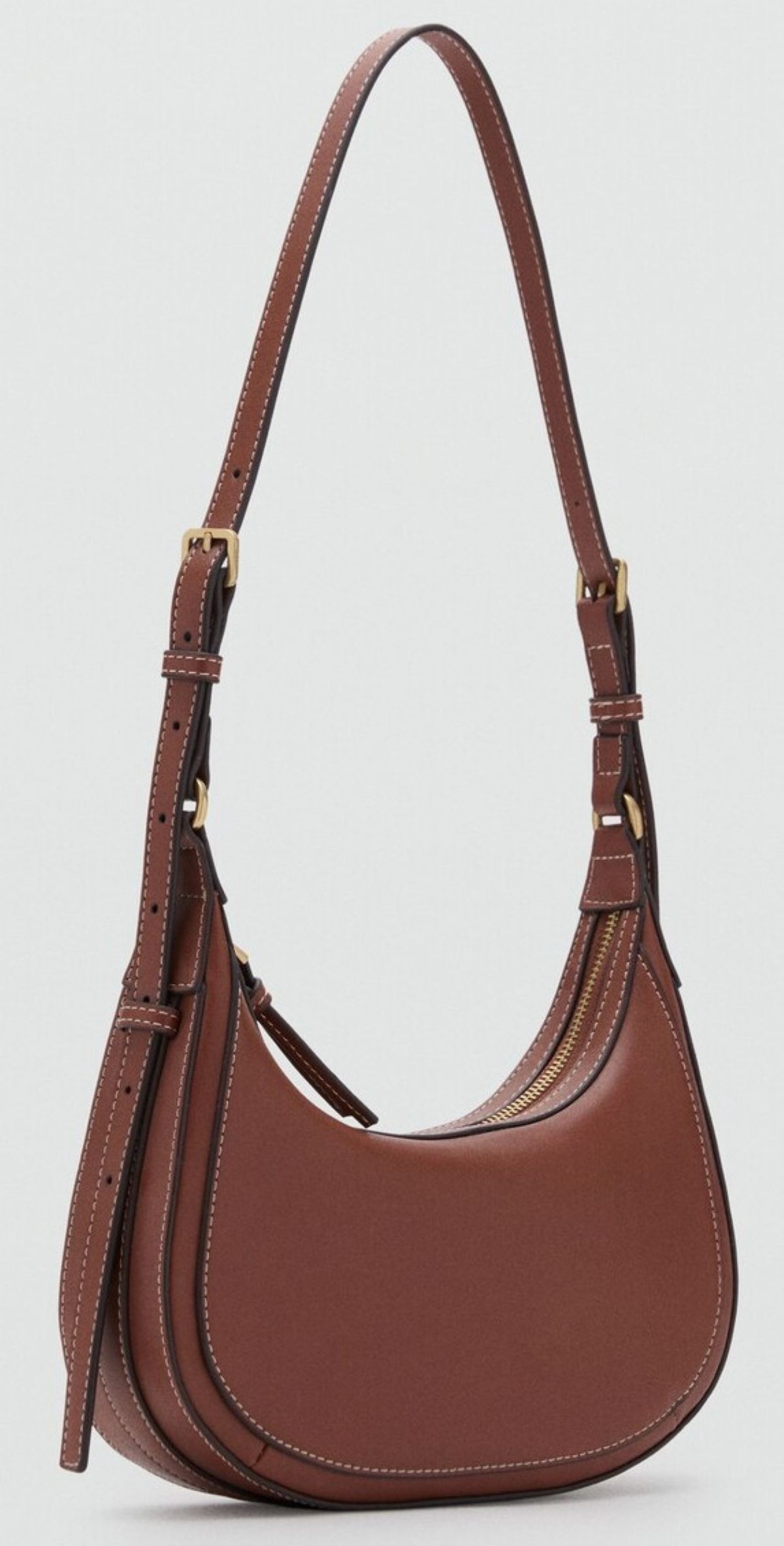 Bolso bandolera ovalado de Mango