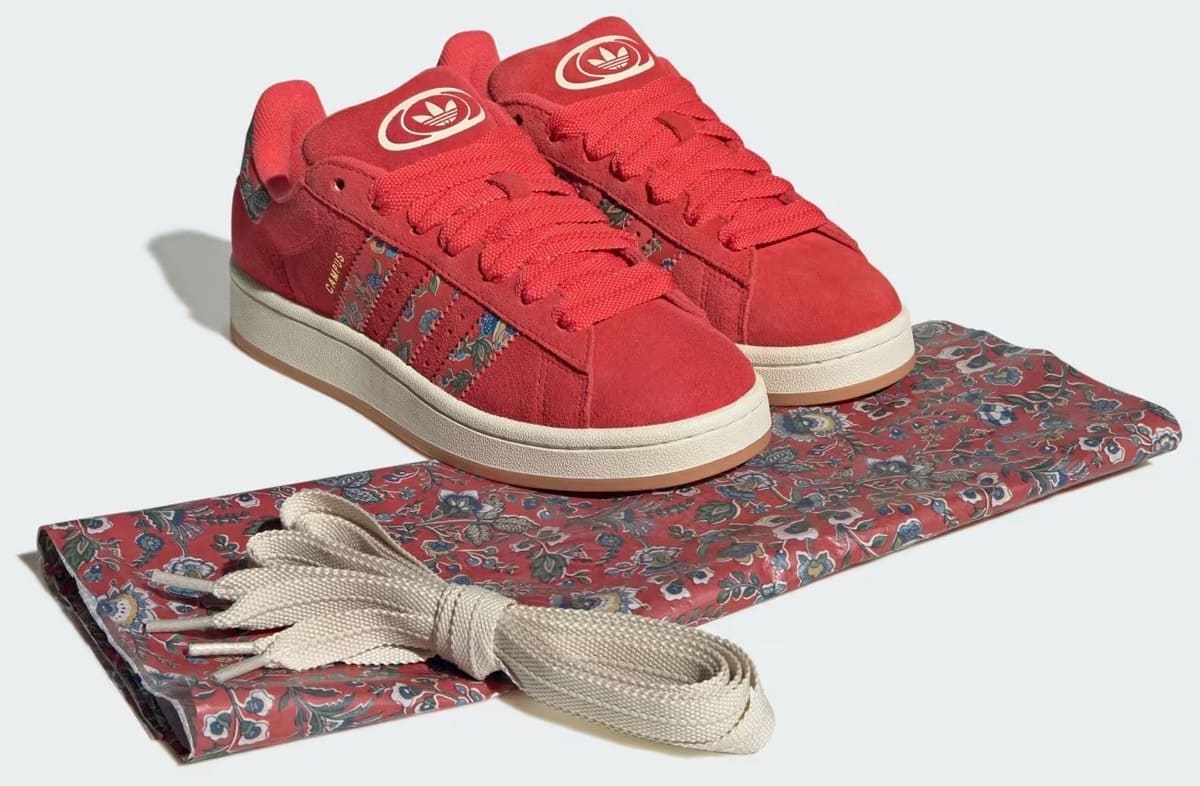 Las nuevas zapatillas Campus 00S X Liberty London de Adidas