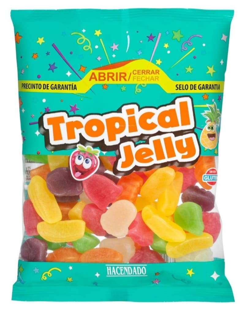 Golosinas Tropical Jelly Hacendado