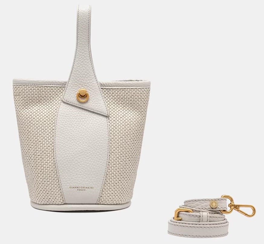 Bolso bandolera de rafia, Gianni Chiarini
