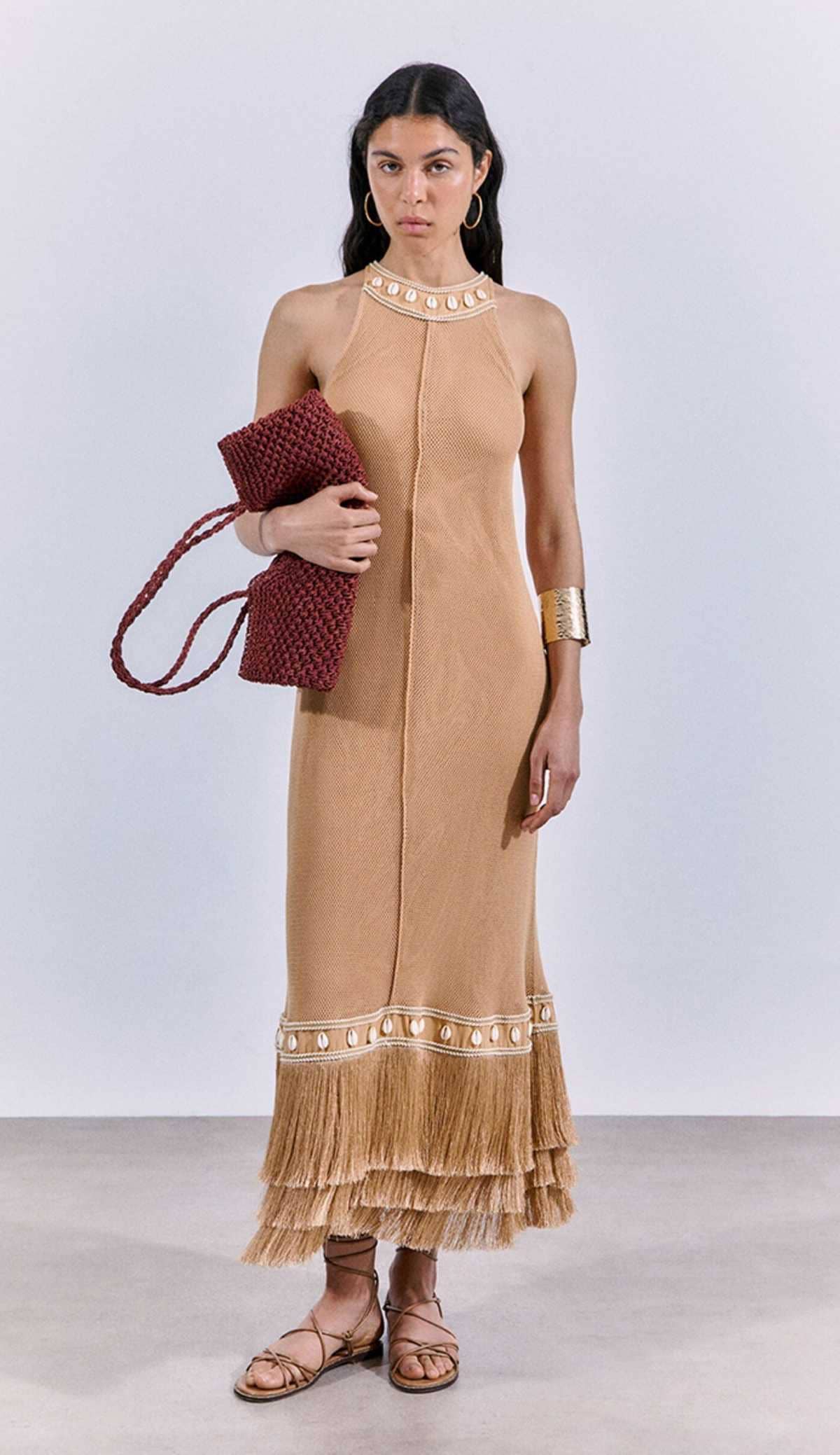 Sfera Vestido flecos en El Corte Inglés